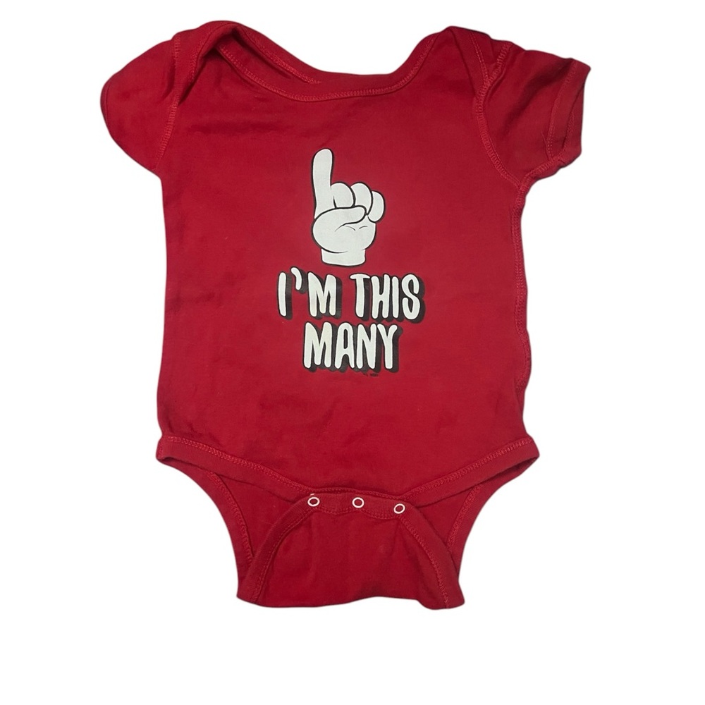 Baby’s first birthday onesie